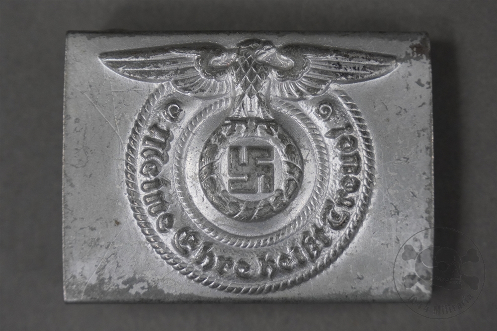 Original Waffen Ss Em Nco S Belt Buckle Unmarked Overhoff Cie