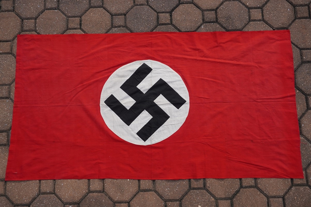 Original Third Reich Double Sided Flag/Banner