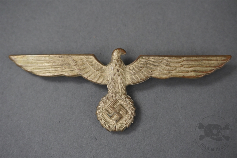 Unissued Original German WWII Kriegsmarine Metal Breast Eagle Belgian Made