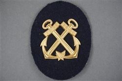 Original German WWII Helmsman NCOâ€™s Career Sleeve Insignia