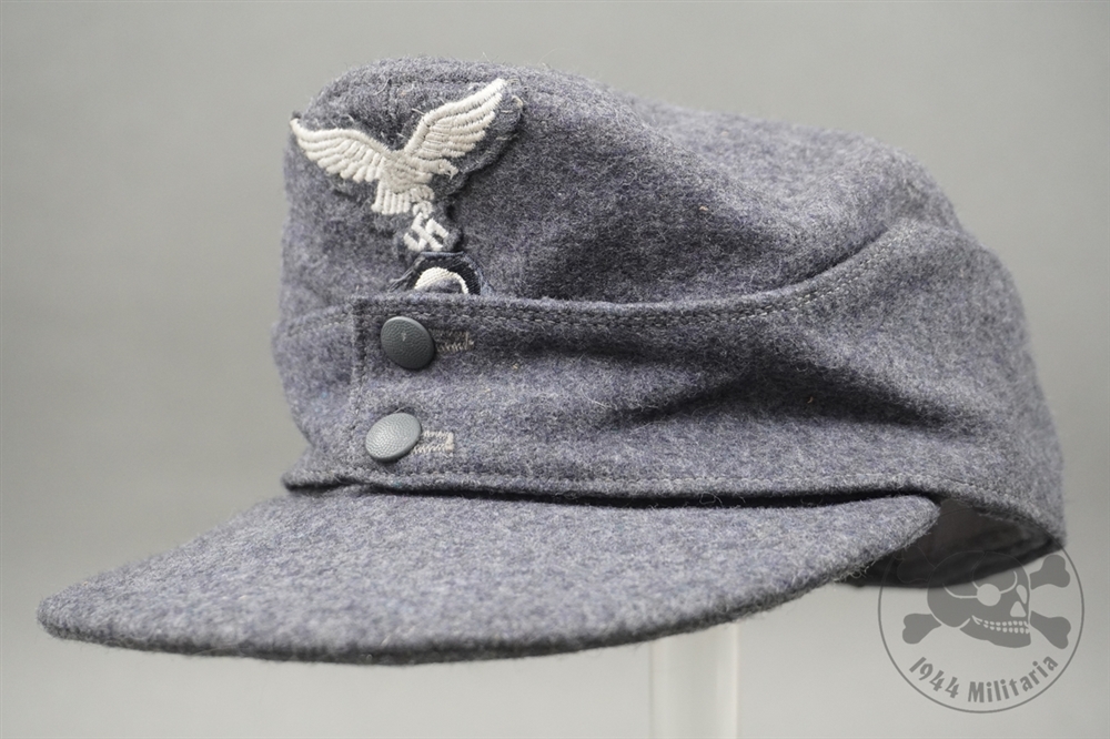 Original German WWII Luftwaffe Wool M43 EM/NCO Cap Size 56 RB Numbered