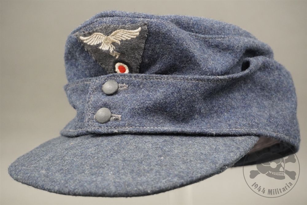 Original German WWII Luftwaffe Wool M43 EM/NCO Cap Size 60 RB Numbered