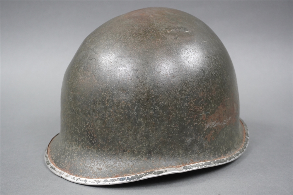 Original US WWII M1 Front Seam Helmet With Original Liner