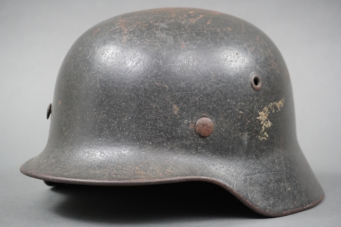 Original German WWII Luftwaffe M40 Single Decal Helmet