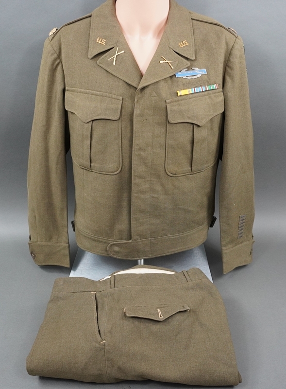 Original US WWII Army Major Ike Uniform And Trousers