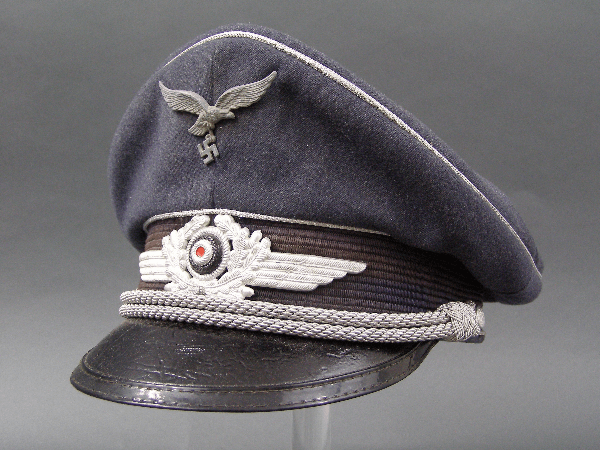 Reproduction German WWII Luftwaffe Officer's Visor Cap